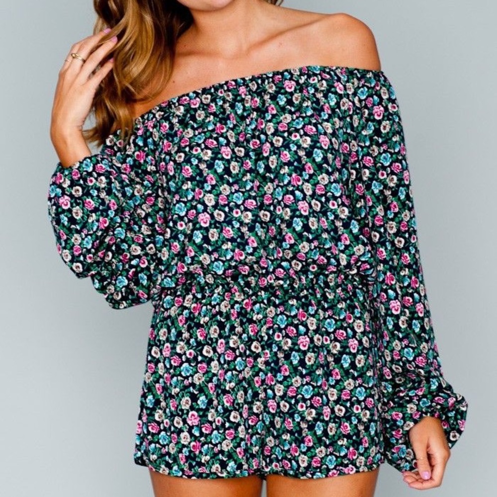 Show Me Your Mumu Floral Baby Rane Romper